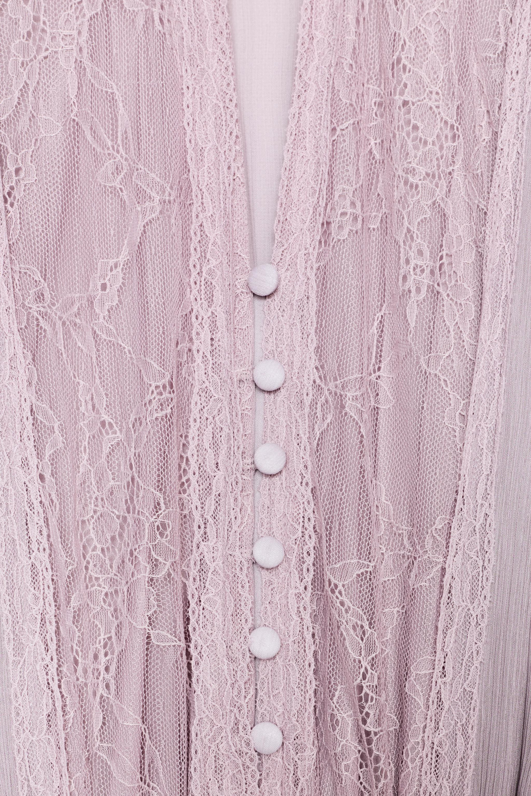 BELTED COMBINATION MIDI DRESS | Zara US