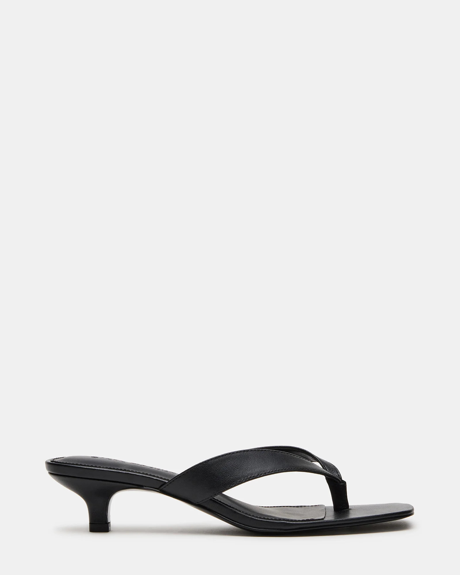 Steve Madden Women's Tracie Thong Heels - Black - Size 9.5 - Leather | Steve Madden (US)