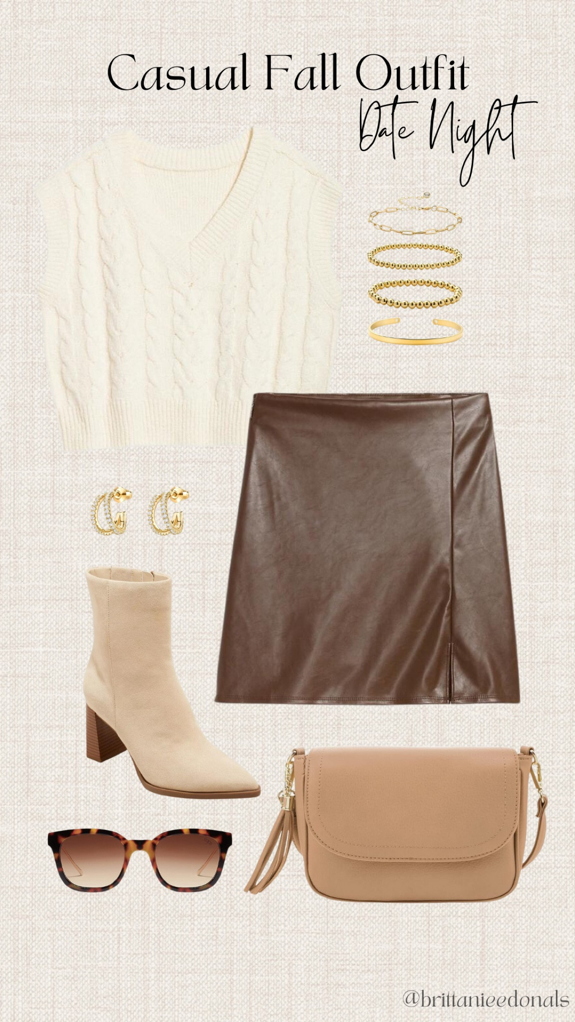 The skirt and sweater vest are from Old Navy and the booties are from Target!  So affordable but the outfit looks designer!

Leather skirt, sweater vest, look for less, casual fall outfit, fall outfit, cute fall clothes, fall trends, cute fall fashion, midsize outfit, old navy finds, target booties, suede boots, date night outfit.

#LTKunder50 #LTKstyletip #LTKmidsize