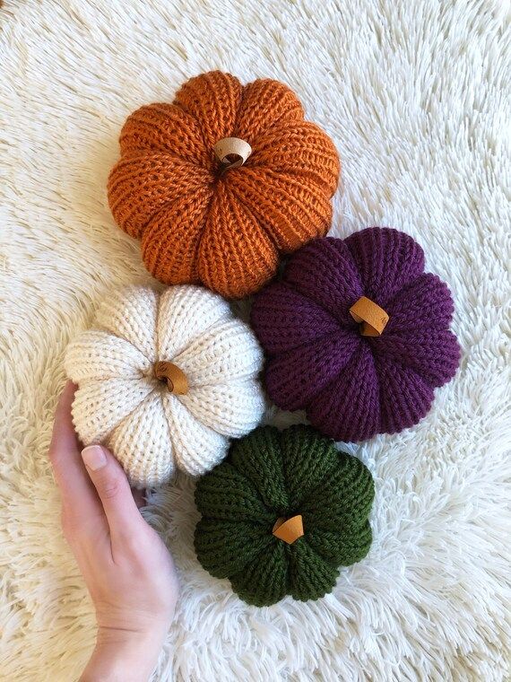 Knit Pumpkin  Fall Decor  Holiday Decoration  Thanksgiving | Etsy | Etsy (US)