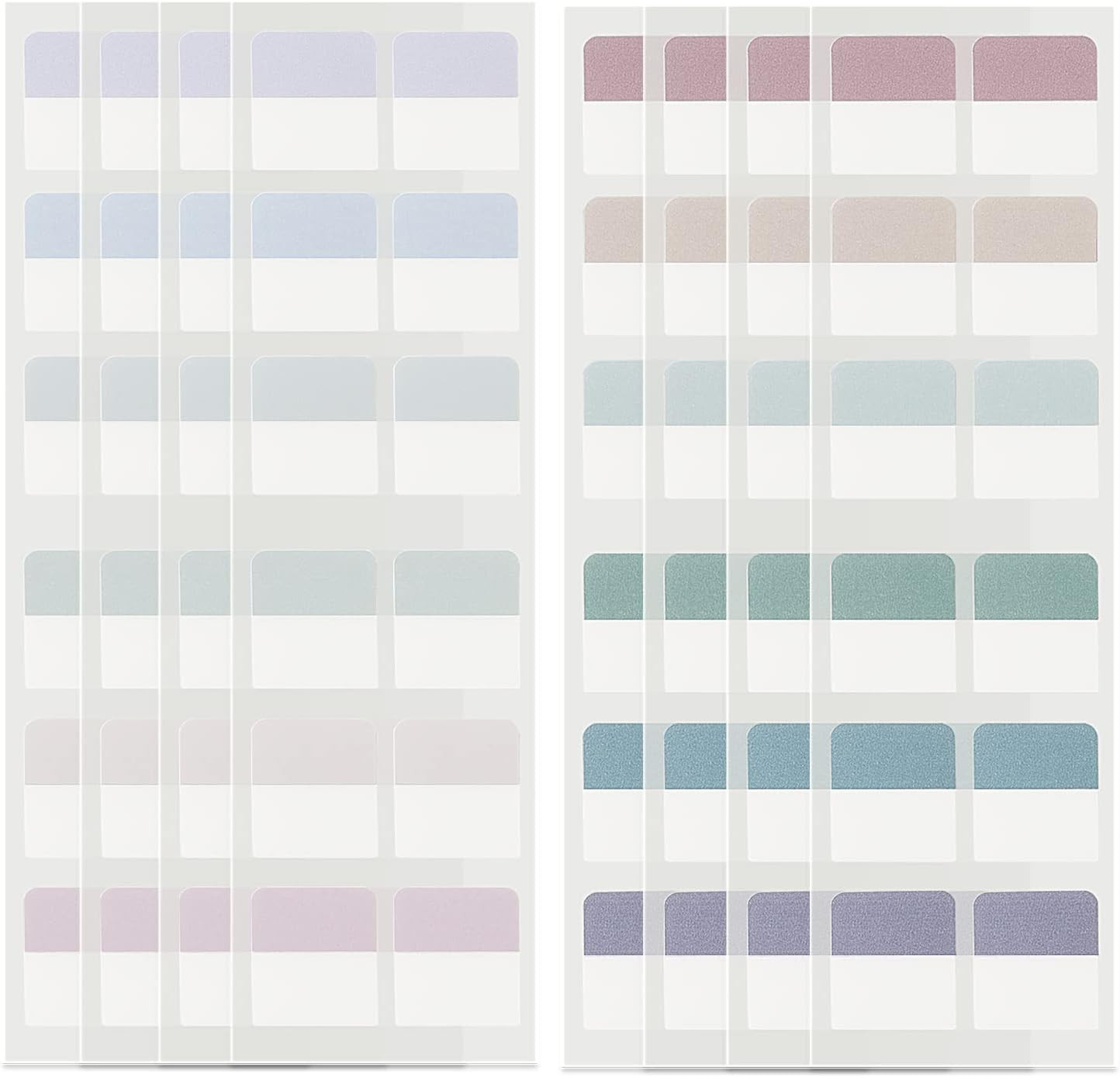 240 Pcs 1Inch Sticky Index Tabs, Colored Book Sticky Tabs for Notebooks, Repositionable Page Tabs... | Amazon (US)