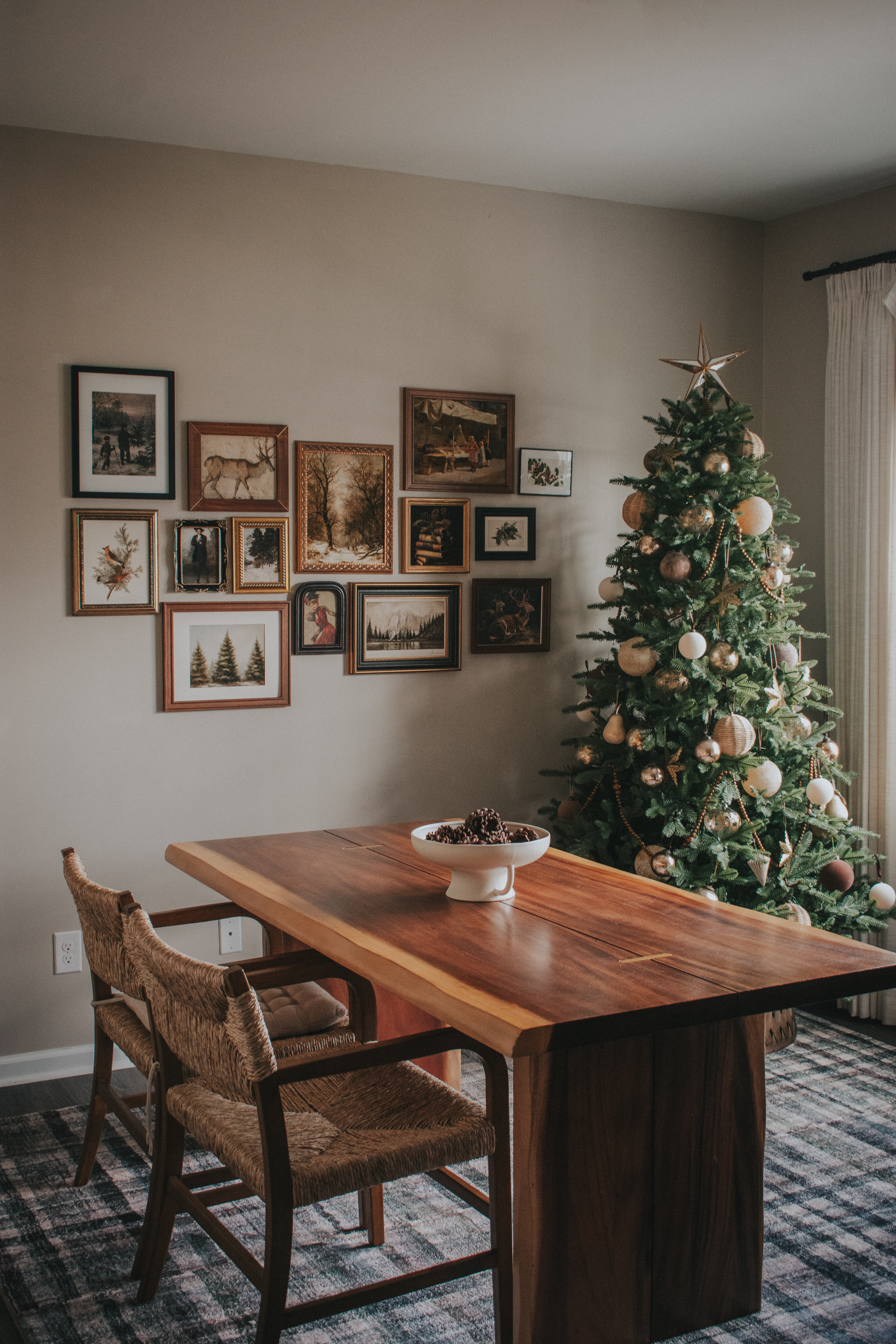 Earthy and organic Christmas tree. Living room. Dining room. Lowe’s Christmas tree 

#LTKHoliday #LTKHome #LTKSeasonal