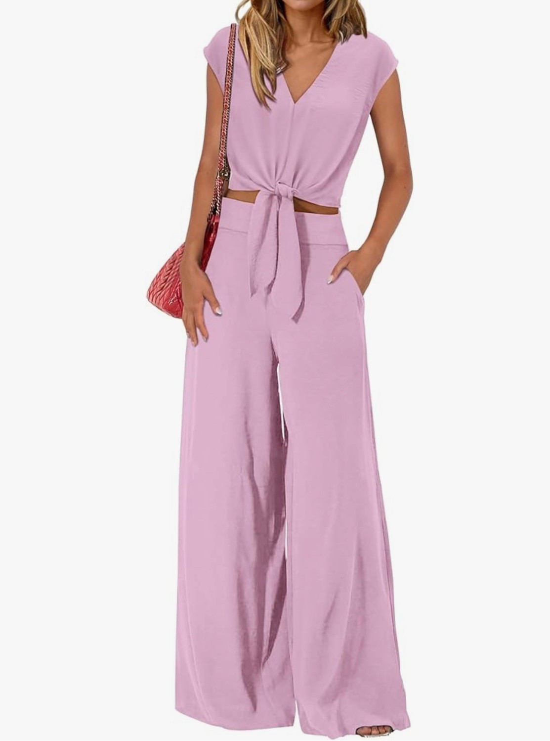  Women's 2-Piece Outfit Cap Sleeve V-Neck Crop Tops Wide Leg Pant Sets Casual Tracksuit 

#springoutfits
#springfashion
#summeroutfits
#womensfashion


#LTKSaleAlert #LTKSeasonal