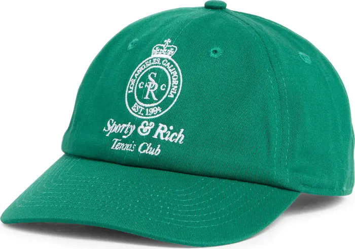 Crown Embroidered Cotton Twill Baseball Cap | Nordstrom