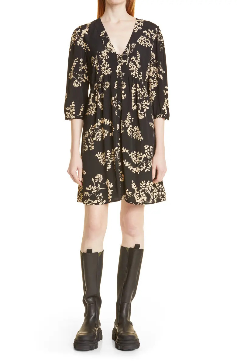 ba&sh Suzy Button-Up A-Line Dress | Nordstrom | Nordstrom