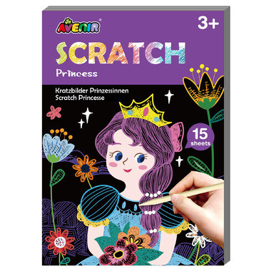Avenir Mini Scratch Book Princess | Well.ca