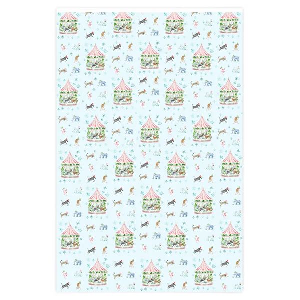 Holiday Animalia Wrapping Paper | Evelyn Henson