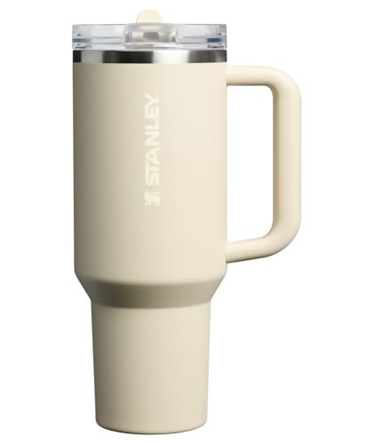 STANLEY Quencher ProTour Flip Straw Tumbler with Leakproof Lid 40 oz | Built-In Straw & Handle | Cupholder Compatible for Travel | Insulated Stainless Steel Cup | BPA-Free | Exclusive Toasted Almond | Amazon (US)