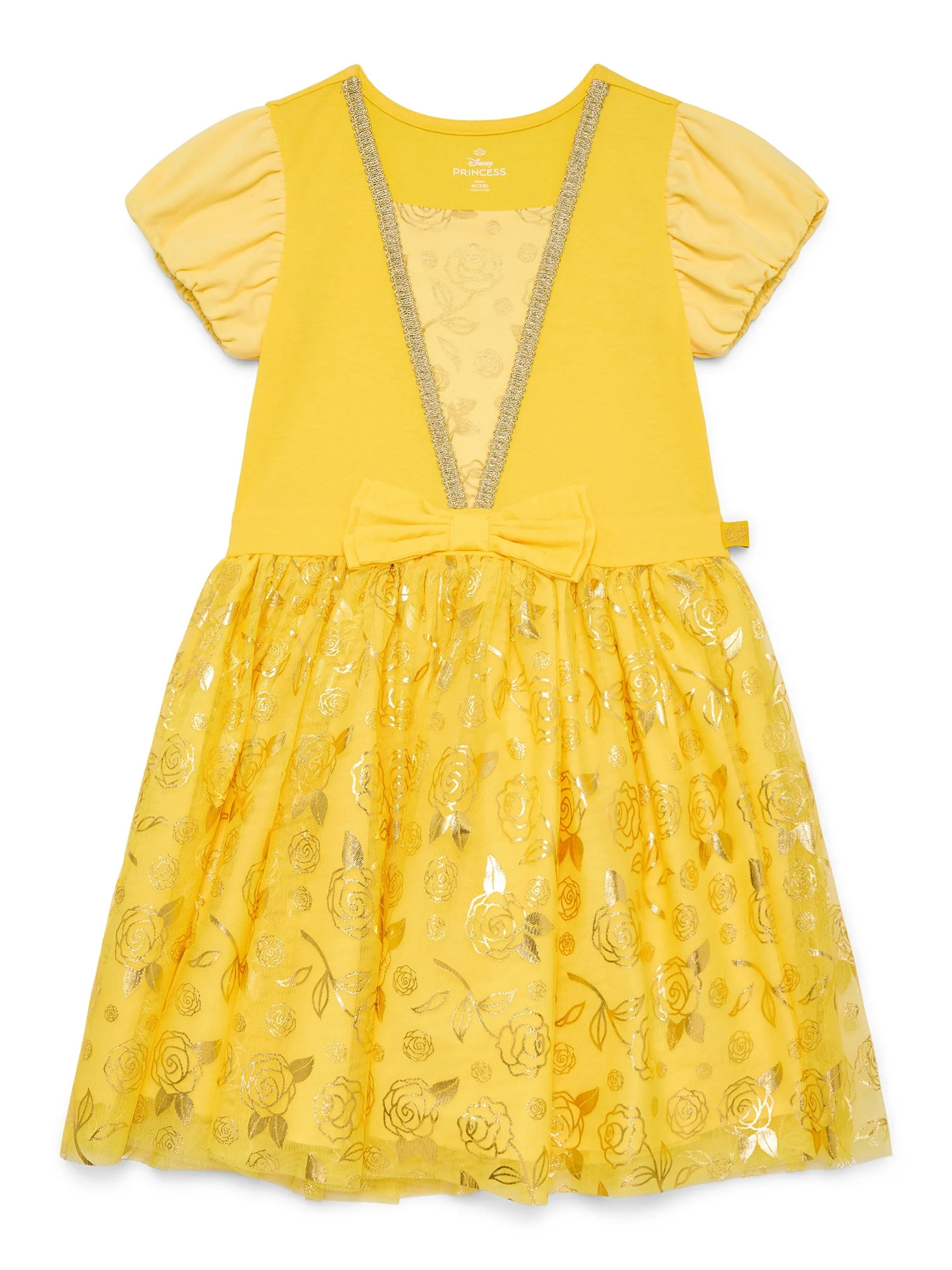 Disney Princess Beauty and the Beast Girls Belle Cosplay Dress, Sizes 4-12 | Walmart (US)