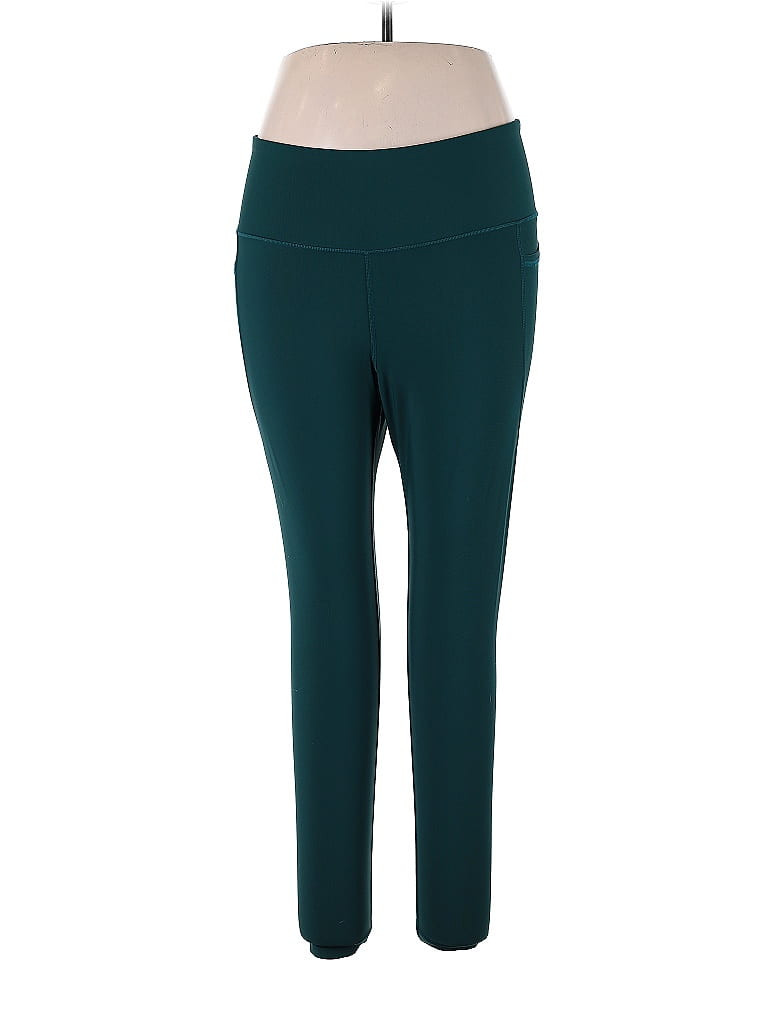 Active by Old Navy Leggings: Teal Bottoms - Size X-Large | ThredUp