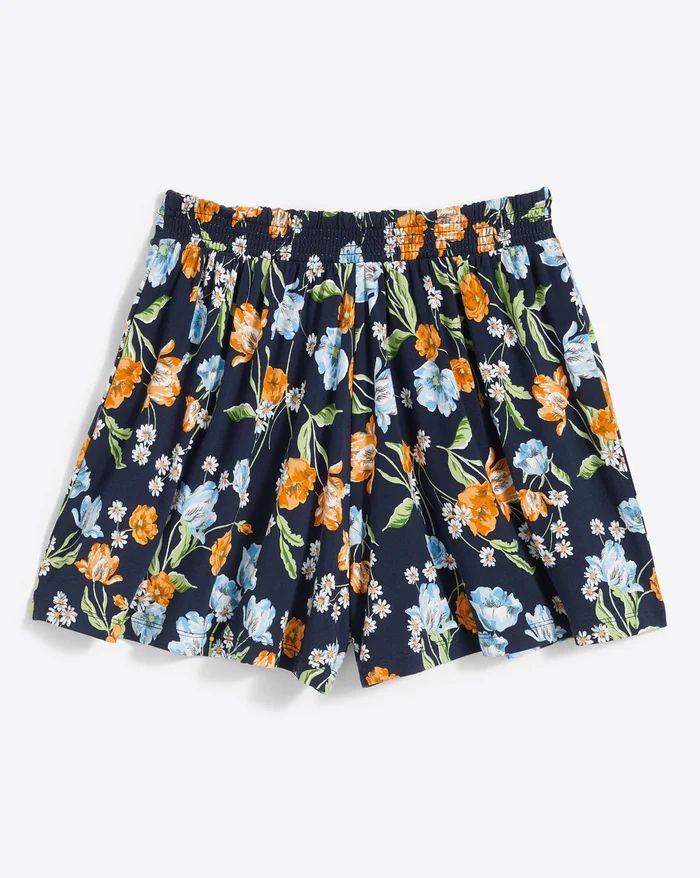 Pull On Shorts in Spring Blooms | Draper James (US)