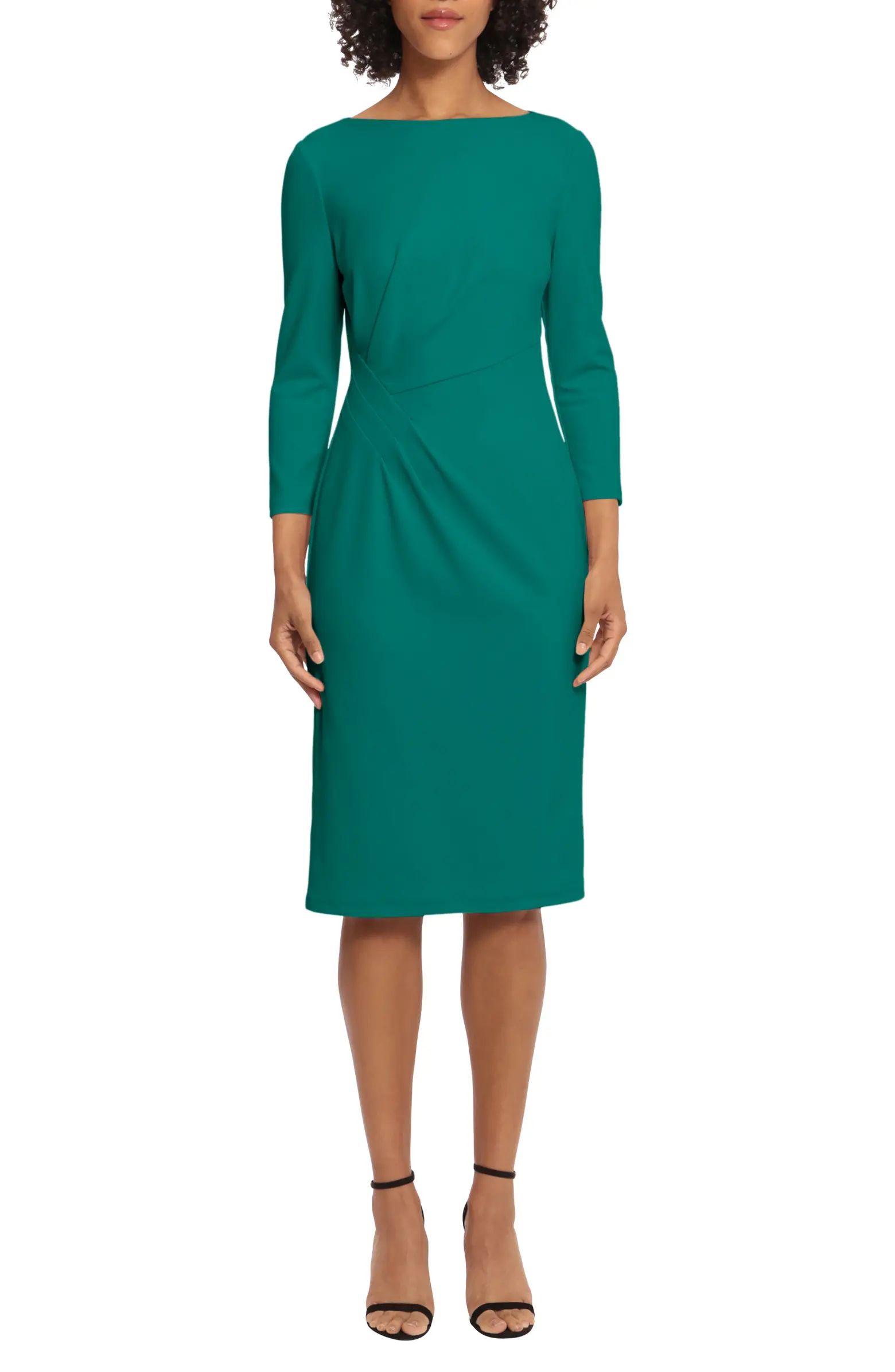 Side Pleat Sheath Dress | Nordstrom