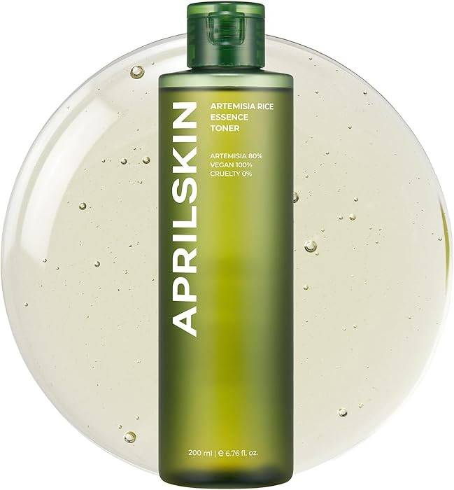 APRILSKIN Artemisia Korean Rice Toner | 100% Korean Mugwort | Hydration Boost Facial Toner | Vega... | Amazon (US)