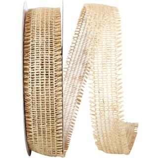 JAM Paper 1.5" Burlap Wired Ribbon | Michaels Stores