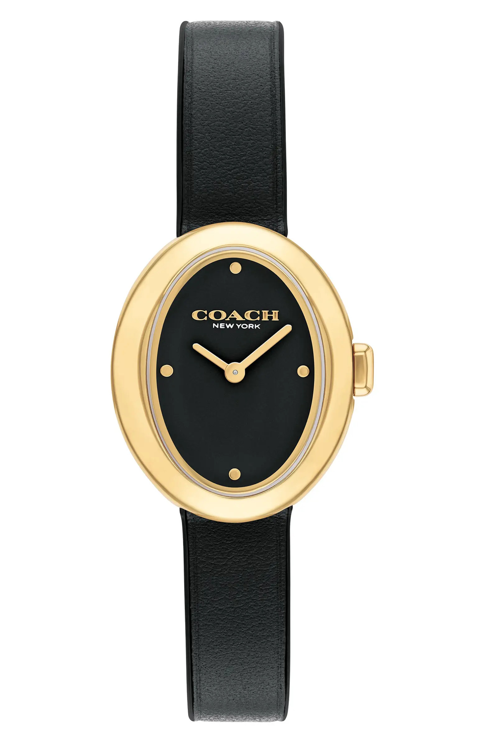 Sammy Leather Strap Watch, 22.5mm | Nordstrom