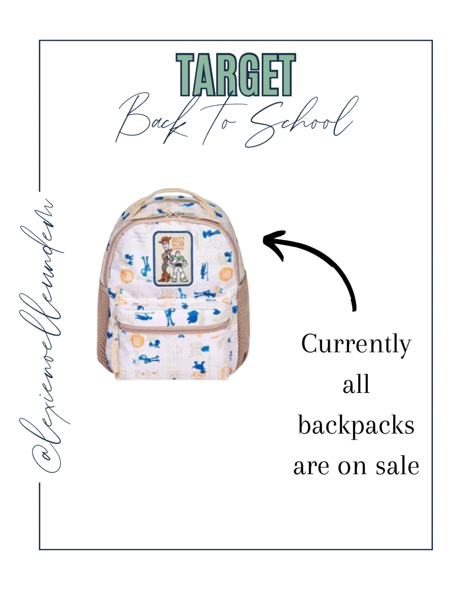 Target has 30% off select backpacks like this super cute Toy Story one for your little one! 

Back to school
Preschool 
Toddler girl
Toddler boy 
Backpack 

#LTKItBag #LTKKids #LTKBacktoSchool
