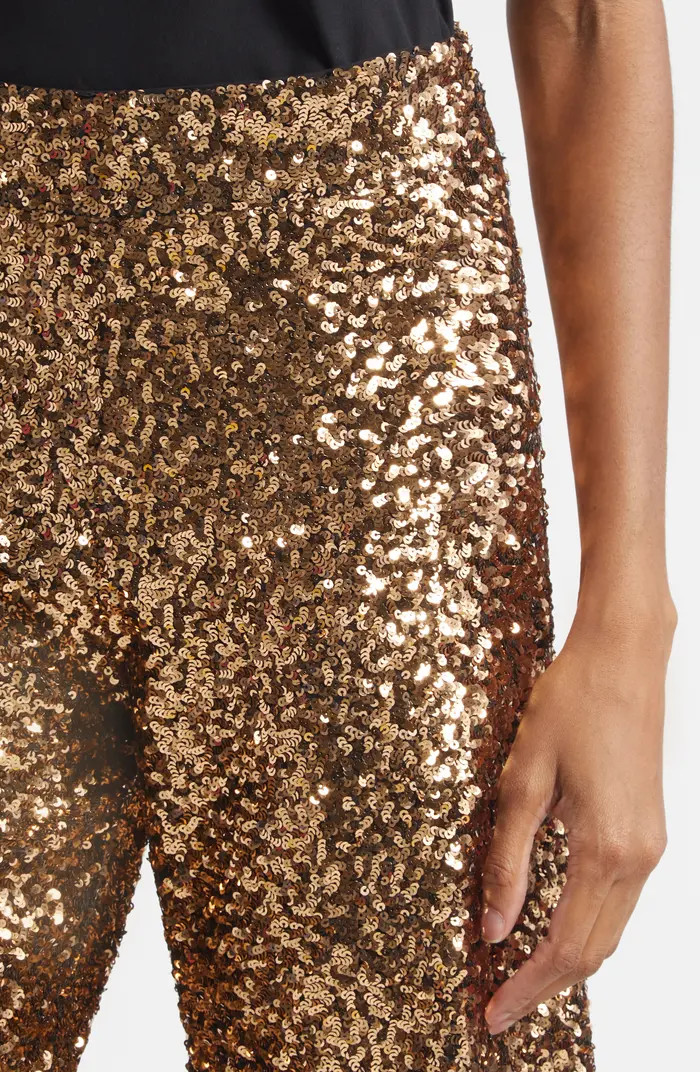Athena Sequin Wide Leg Pants | Nordstrom