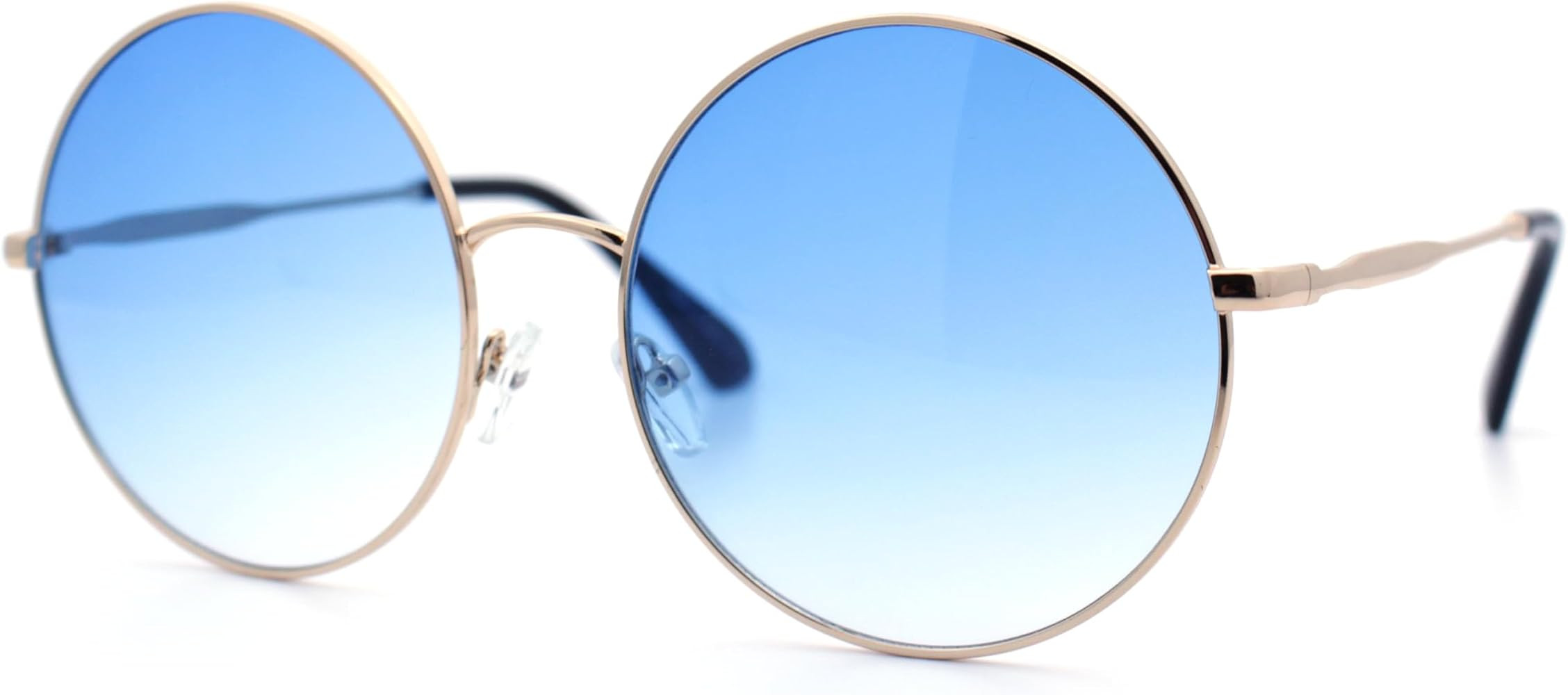 Classic Oversize Joplin Style Hippie Round Circle Lens Sunglasses | Amazon (US)