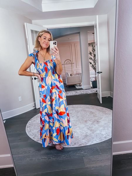 Gorgeous Amazon summer dress! Fits tts, size small 🤍

#LTKStyleTip #LTKSeasonal #LTKFindsUnder50
