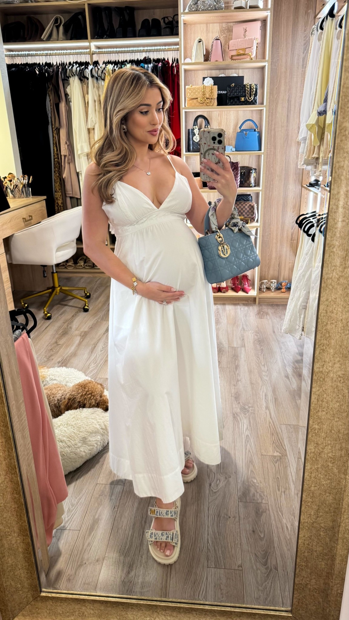 Living in these Aritzia dresses this pregnancy 🩵 so comfy for the bump! Wearing a size small. 

#LTKShoeCrush #LTKPetite #LTKBump