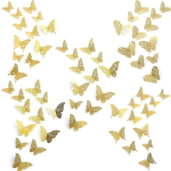 Ohlman 120 Piece Butterfly Wall Decor Set | Wayfair North America