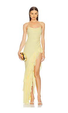 Michael Costello x REVOLVE Lorenza Maxi Dress in Butter Yellow from Revolve.com | Revolve Clothing (Global)
