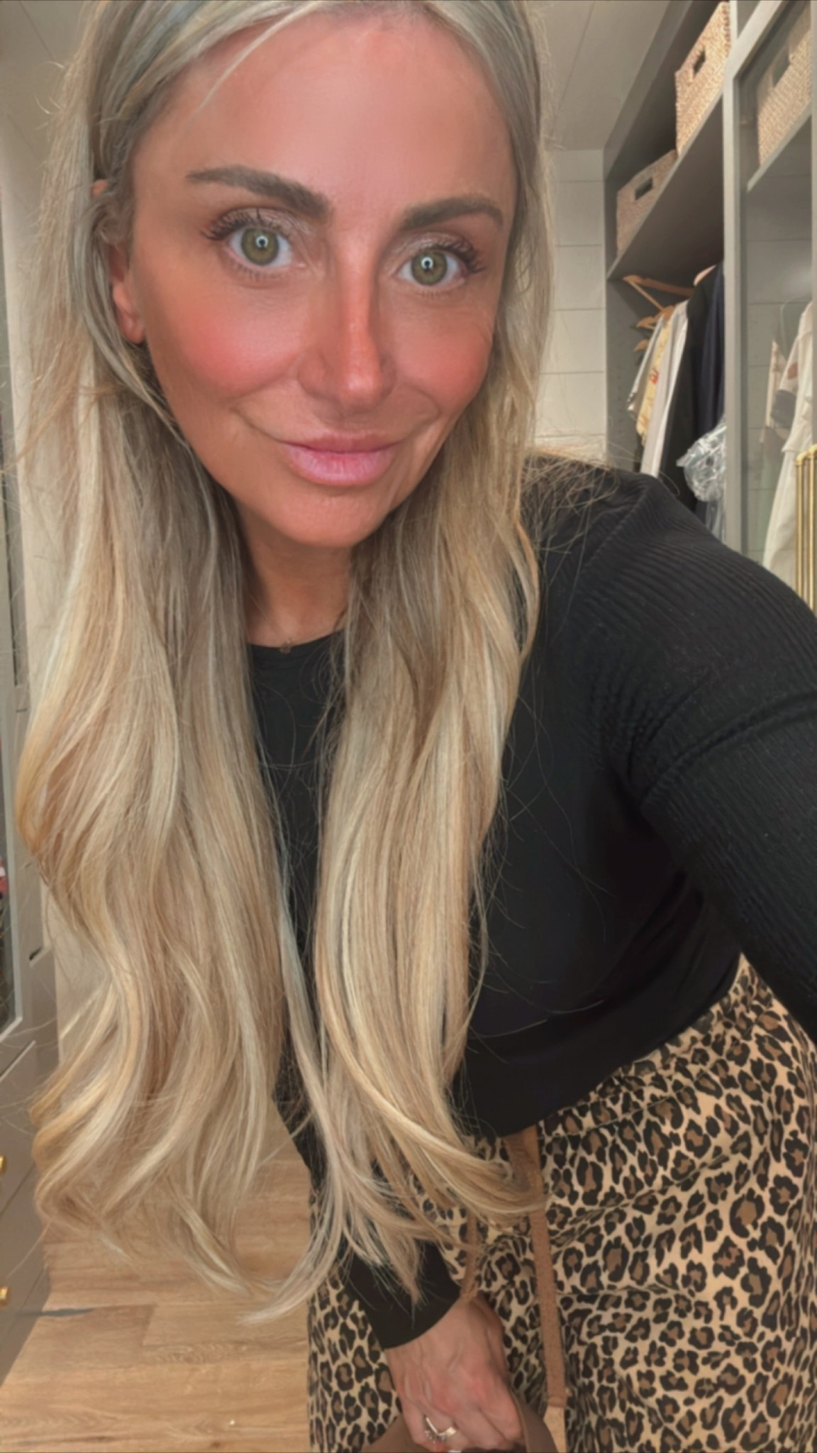 Mom in the pick up line! Sweatpants on sale sized up in medium, slinky rib in size medium! 

#LTKHoliday #LTKStyleTip #LTKFindsUnder100