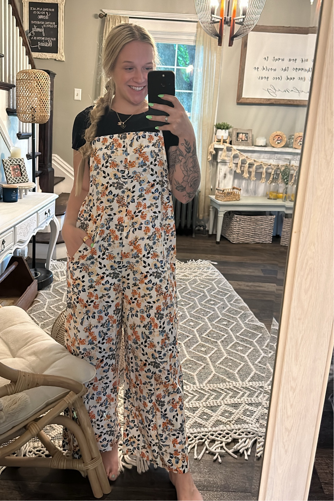 Love this jumpsuit! There’s so many options to pick from too. Wearing a size small.