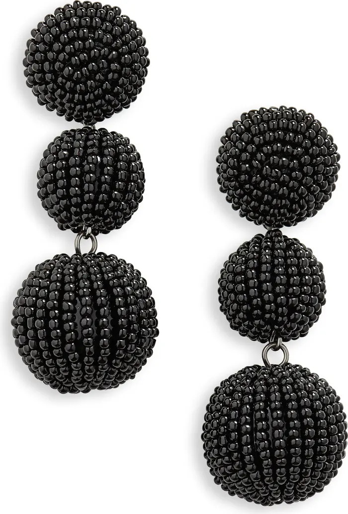 Beaded Linear Drop Earrings | Nordstrom Rack