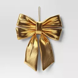 Christmas Small Metallic Bow Gold - Wondershop™ | Target