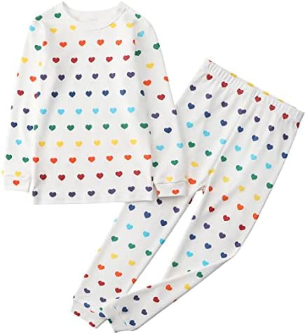 Owlivia 100% Organic Cotton Baby Long Sleeve Pajama Sets, Toddler Boy Girl 2-Piece Sleepwear | Amazon (US)