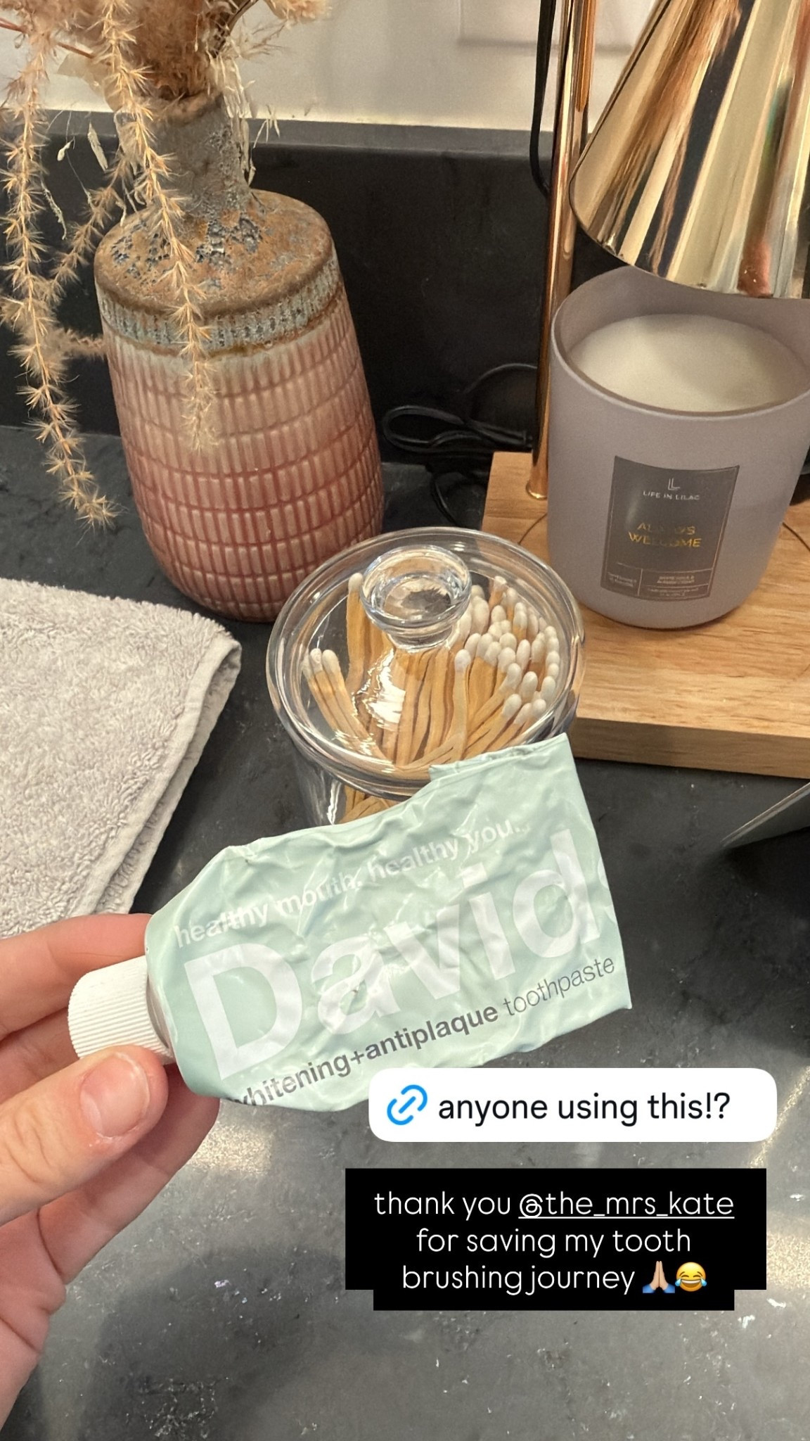 thank you @the_mrs_kate for saving my tooth
brushing journey 🙏🏼😂