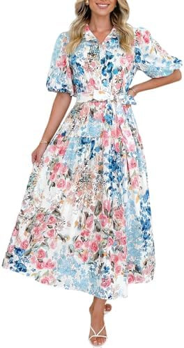 Sissyaki Women's Floral Maxi Dress 2026 Summer Spring Wedding Guest Dress | Amazon (US)