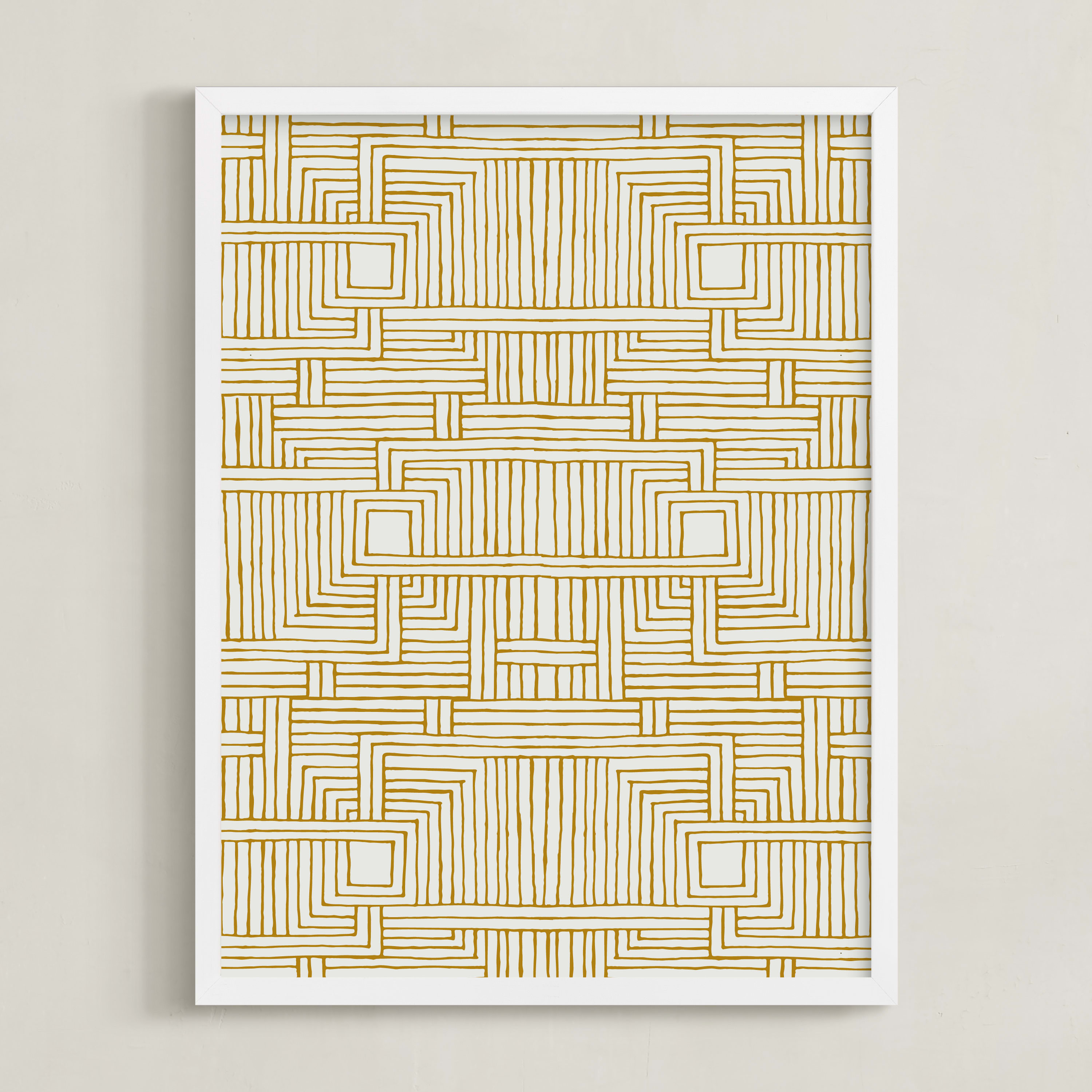 "Weaving Doodle" - Drawing Limited Edition Art Print by Katie Zimpel. | Minted