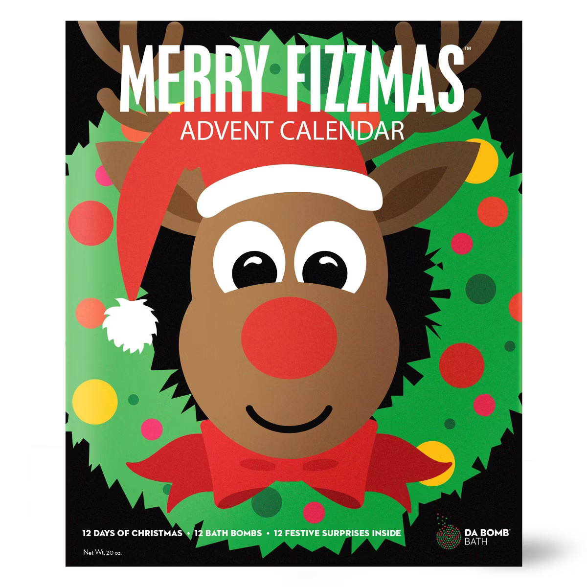Da Bomb Bath Fizzers Advent Calendar Scented Bath Soak Gift Set - 20oz/12pc | Target