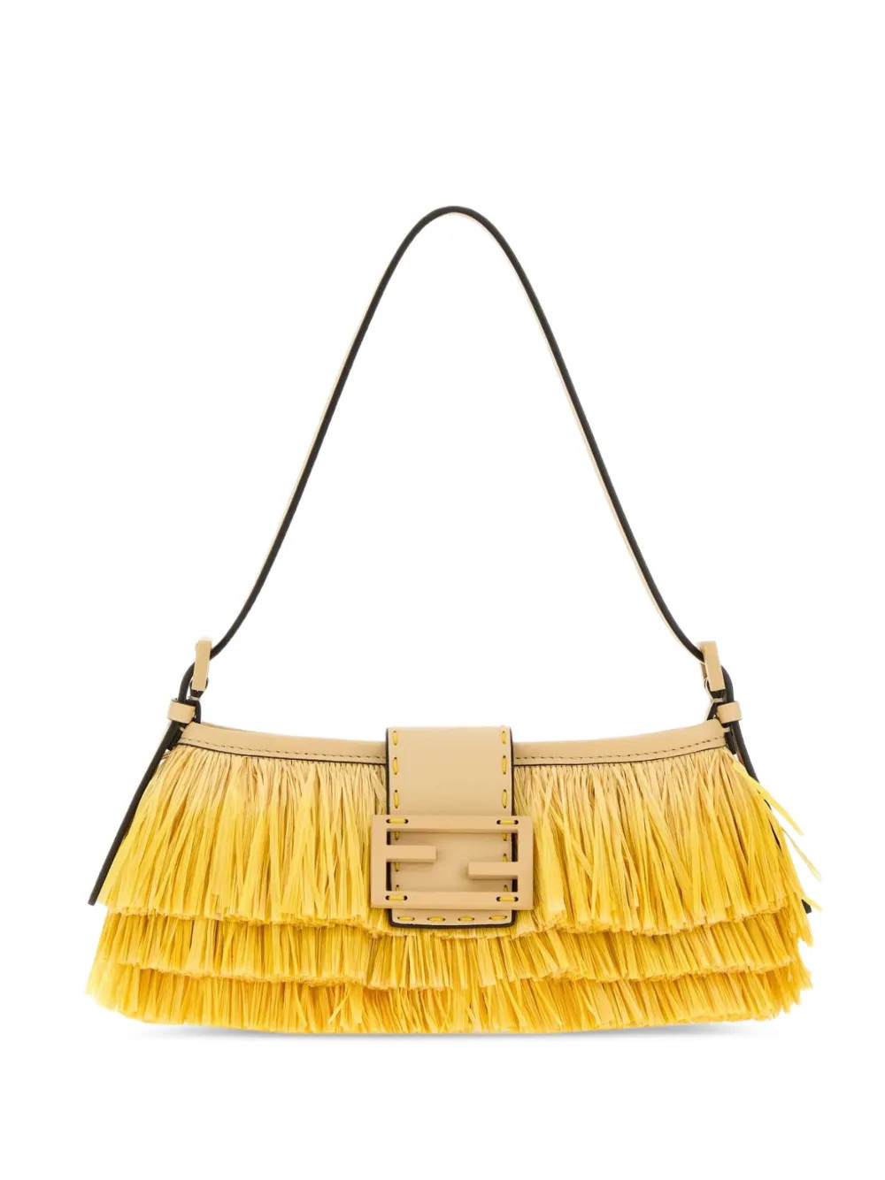 FENDI Baby B shoulder bag - Yellow | Farfetch Global