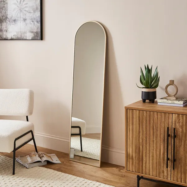 Arched Full Length Leaner Mirror | Dunelm