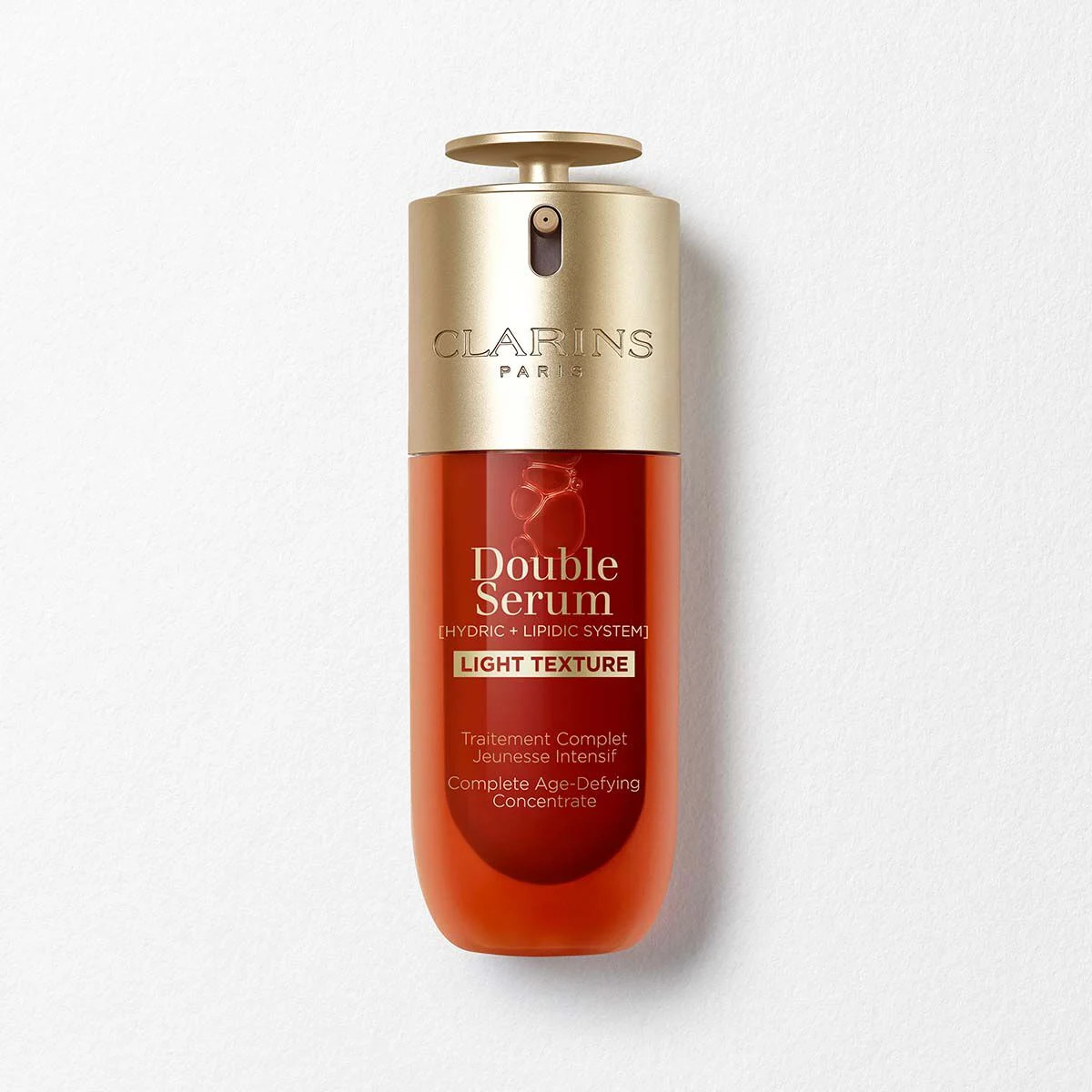 Clarins DOUBLE SERUM® Light Texture - Firming + Smoothing Anti-Aging Concentrate 2.5 Oz. | Clarins USA