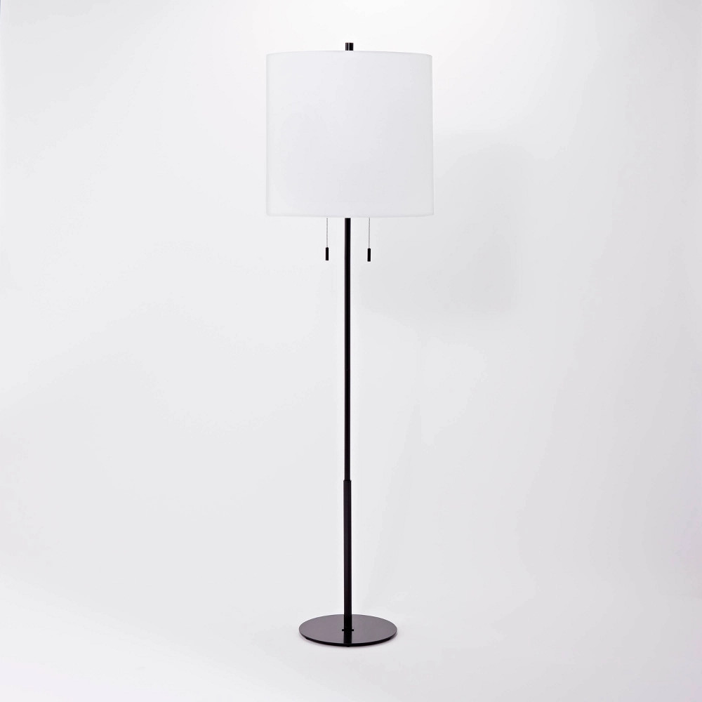 Tapered Shade Metal Floor Lamp (Includes LED Light Bulb) Black - Threshold designed with Studio McGe | Target