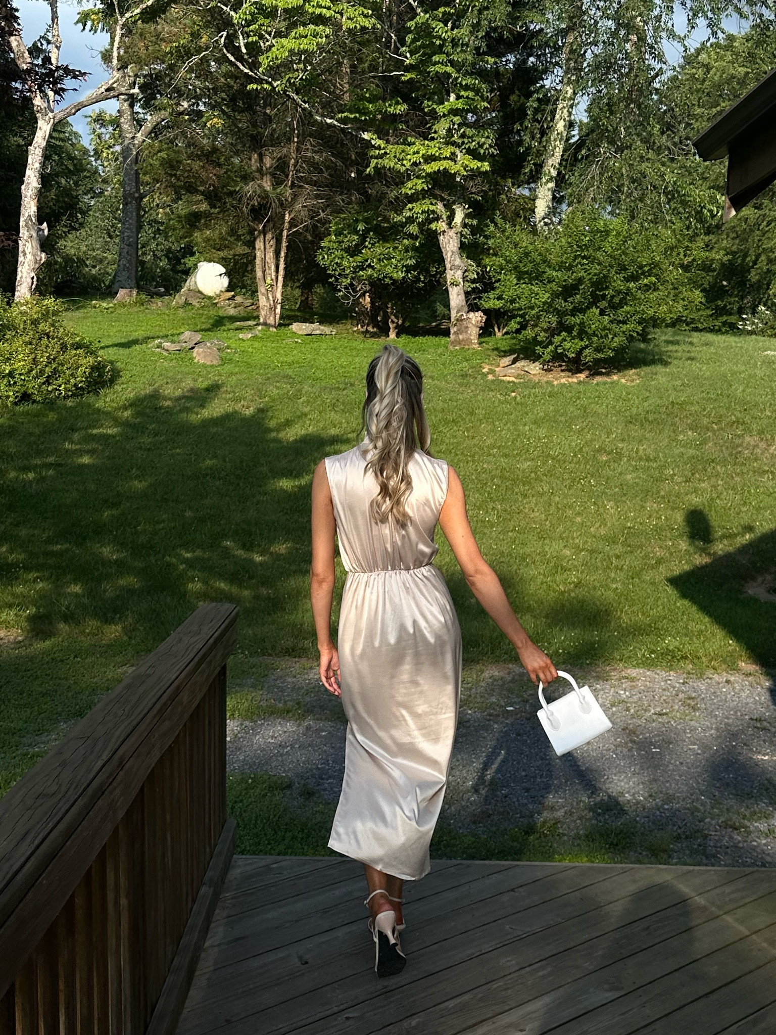 Formal summer dress. Wedding Guest Dress. Champagne wedding guest dress. Perfect formal summer event outfit. What to wear on a summer date. What to wear to a dinner date. What to wear to a formal summer event! 🫶🏼✨

#LTKwedding #LTKSeasonal #LTKunder50