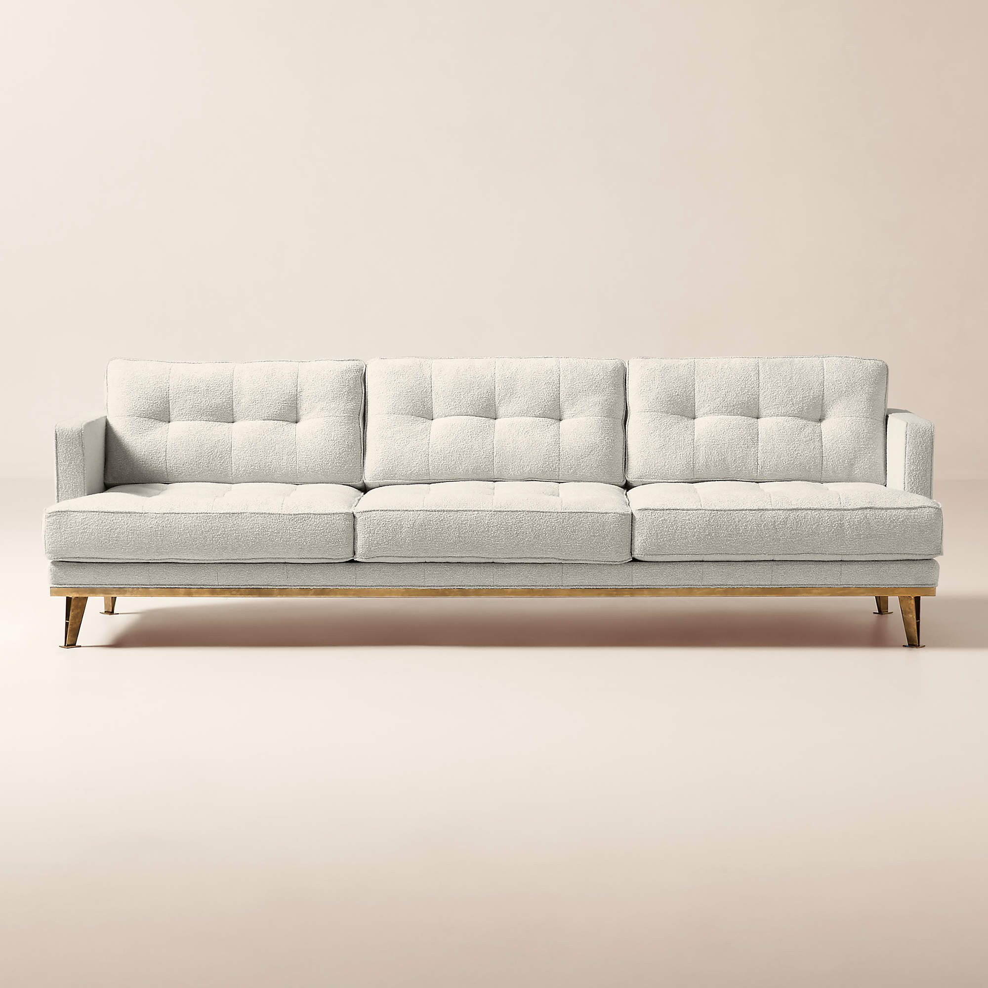 Itero 105" Off White Performance Fabric Sofa | CB2 | CB2