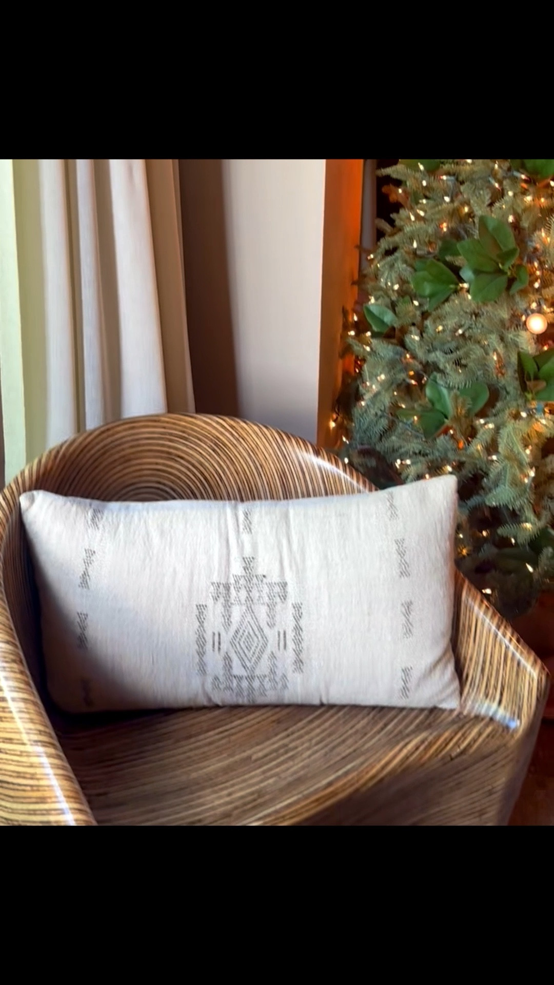 Where relaxed pleated drapes meet a lounge chair and festive Christmas tree.
#LuxuryHome #HolidayDecor #PleatedDrapes #CozyElegance

#LTKSaleAlert #LTKHoliday #LTKHome