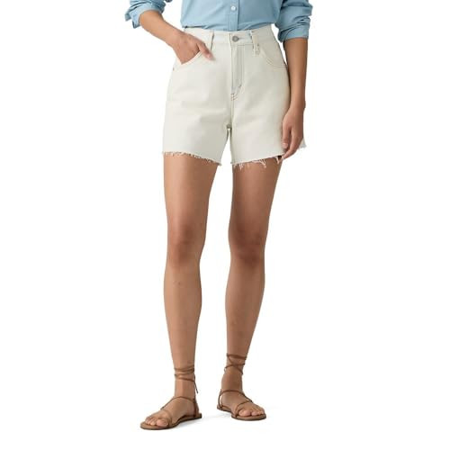 Levi's Women's Cinch Mid-Thigh Short, (New) Glacial Pace (Non-Stretch), 30 | Amazon (US)