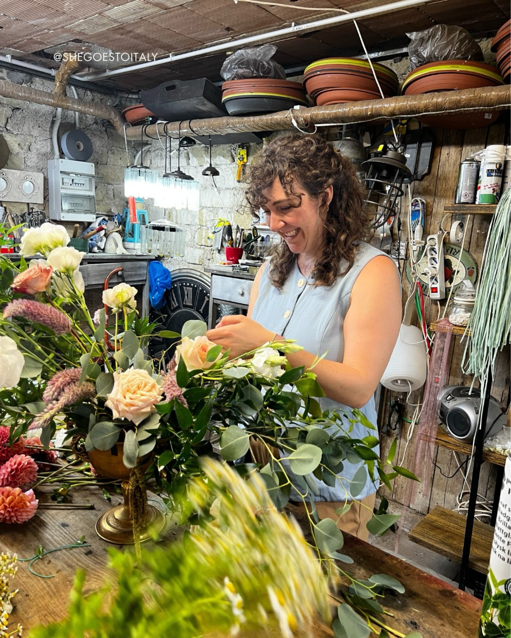 Let's talk about "authentic travel"

Kind of a buzzword, right?

Here's what it means to me 👉 intentional interactions with real people in your destination

Easy!

I've worked extremely hard to curate my network in the travel industry, especially in Italy.

This past trip, I had a private floral arrangement class from a TOP NOTCH florist!  I had all her attention, she was extremely kind and caring, and this class was literally in her house where she creates her floral arrangements for couples and weddings.

Like I said, authentic travel is easy ✨

When you're ready to talk about your next trip to Italy, send me a message!  Talk with you soon 😊

#traveltoitaly #italianvacation #travelitaly #italiansummer #italianitinerary #whattodoinitaly #authentictravel