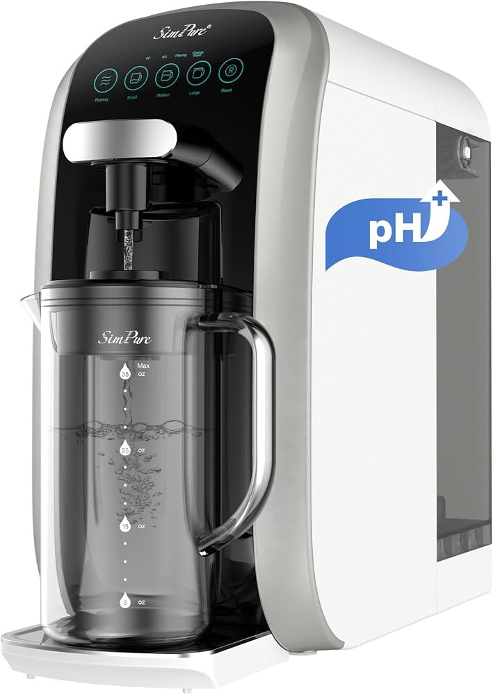 SimPure Y7T-A Countertop Reverse Osmosis Water Filter, NSF/ANSI 58 Certified, 5 Stage RO Water Fi... | Amazon (US)