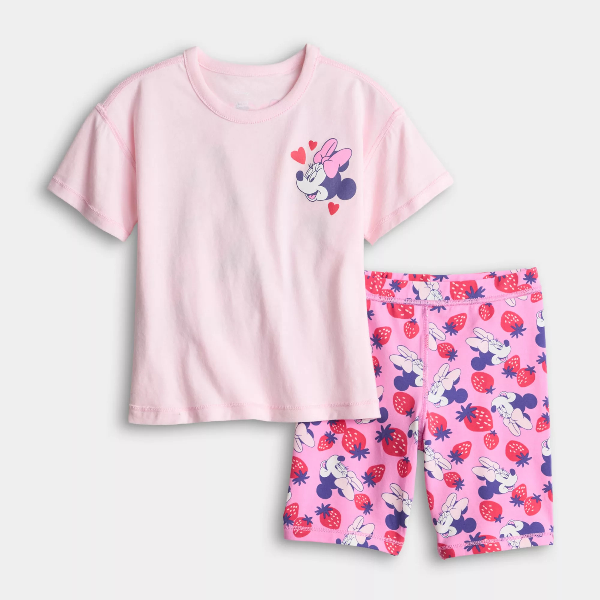 Toddler & Girls 6-12 Jumping Beans® Disney's Minnie Mouse 2-Piece Sensory Adaptive Graphic Tee &... | Kohl's