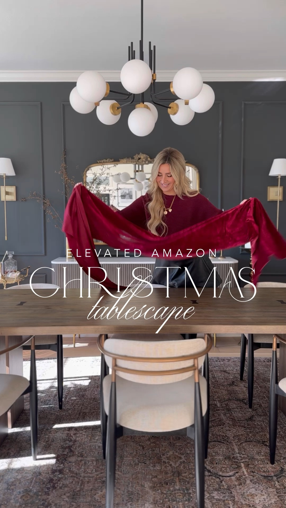 Elevated Amazon Christmas tablescape inspiration ✨

holiday table decor, holiday hosting, Christmas party, 

#LTKHoliday #LTKHome #LTKParties