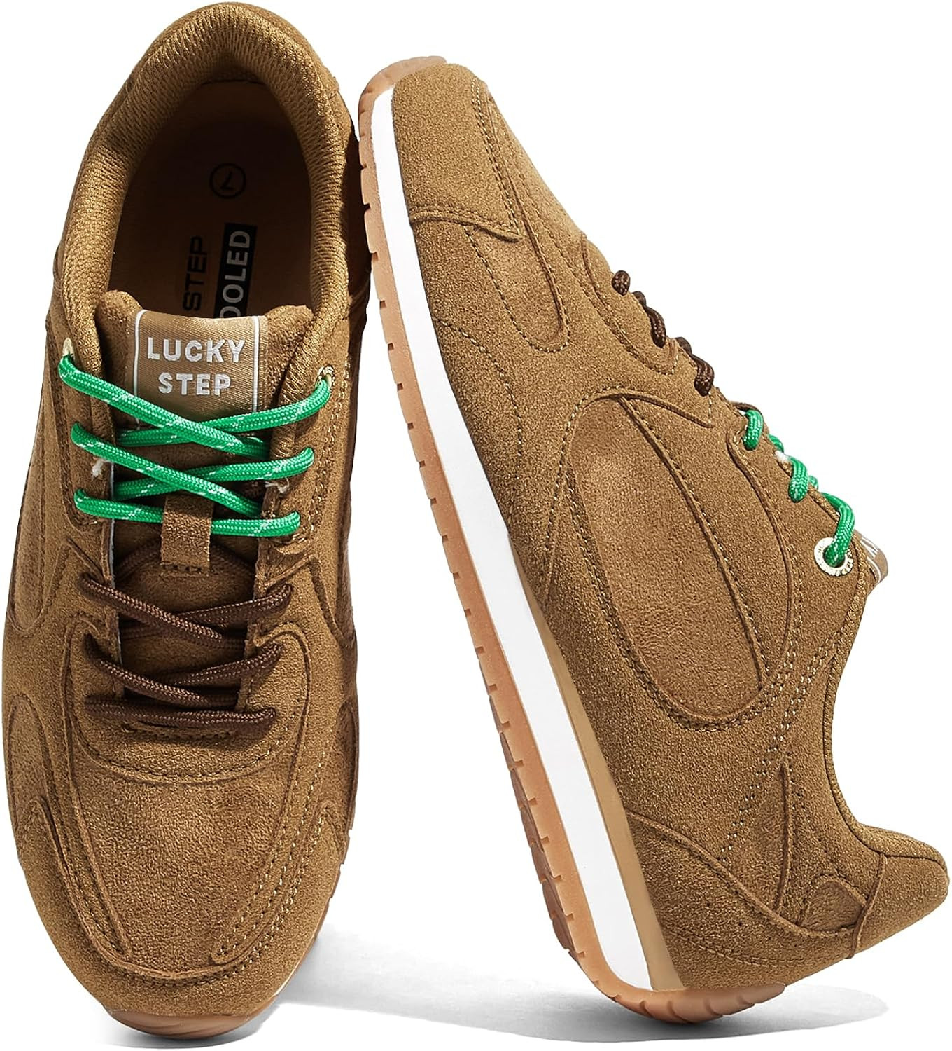 LUCKY STEP Women's Retro Fashion Sneakers | Amazon (US)