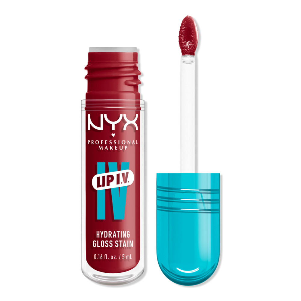 NYX Professional Makeup Lip IV Hydrating Gloss Stain - Berry Thirsty | Ulta