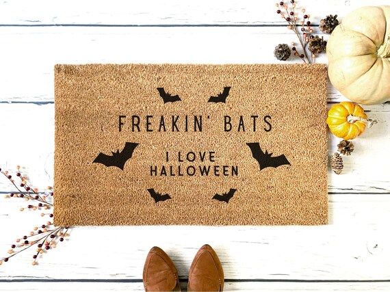 Freakin Bats Doormat  Housewarming Gift  Wedding Gift  - Etsy | Etsy (US)
